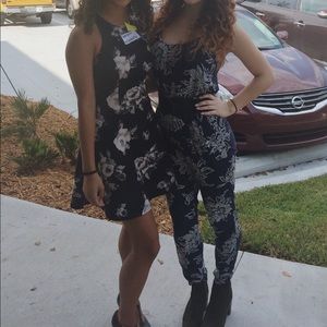 Abercrombie Floral Navy Jumper